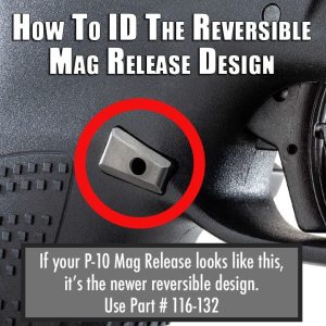 Extended Mag Release for CZ P-10 - Reversible